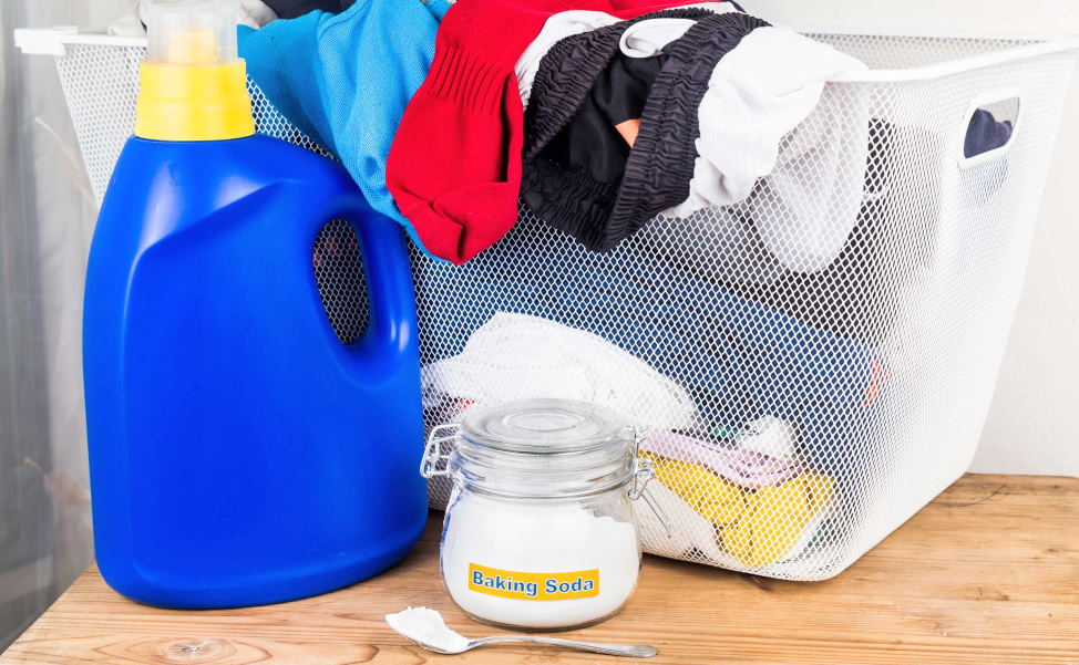 Can I mix vinegar and baking soda in washing machine?